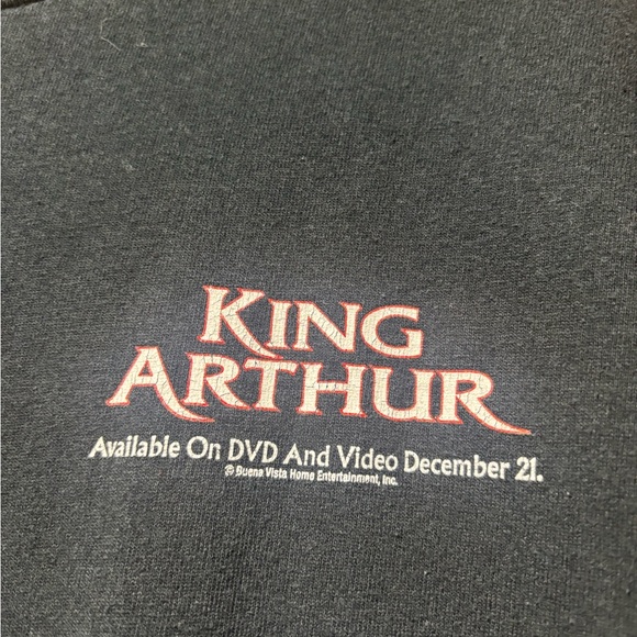 Vintage 2004 King Arthur Movie Promo T-Shirt Men's Large Clove Owen EUC - Picture 3 of 5